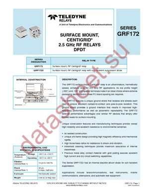 GRF172-12 datasheet  
